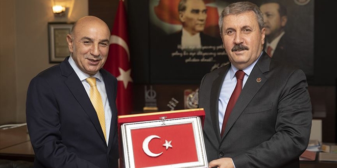 Destici'den Turgut Altınok'a 'hayırlı olsun' ziyareti