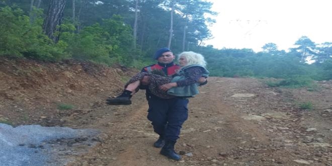 Muğla'da kaybolan 100 yaşındaki kadın bulundu