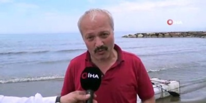 Öğretmenin Karadeniz usulü teknesi görenleri şaşırtıyor
