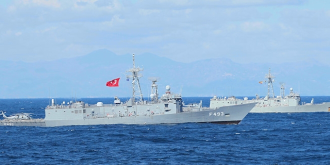 3 denizde düşmana korku salan tatbikat