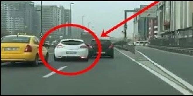 Driftten ceza yedi, 5 ay sonra makas atmaktan yakalandı