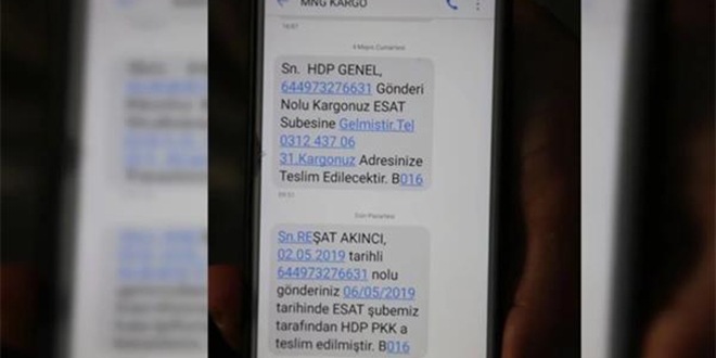 MNG Kargo'dan 'PKK'ya teslim edilmiştir' mesajına açıklama
