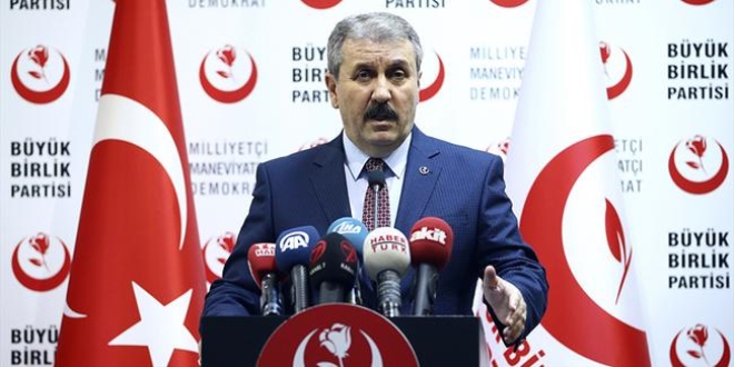 'BBP'nin yeri siyasi bölücülerin tam karşısıdır'