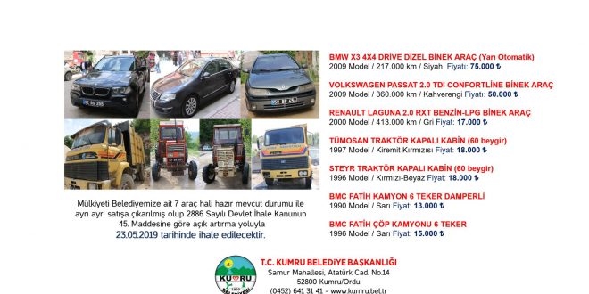 AK Parti'li Bakan belediyenin borlarn demek iin aralar satyor