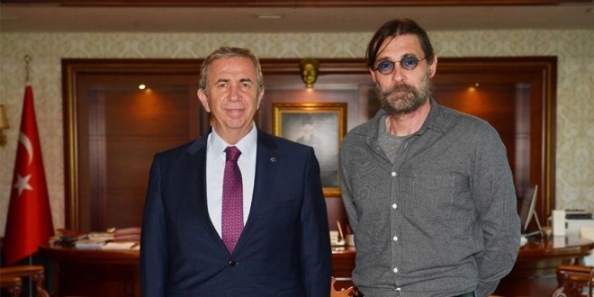 Erdal Beşikçioğlu, Mansur Yavaş'ı ziyaret etti