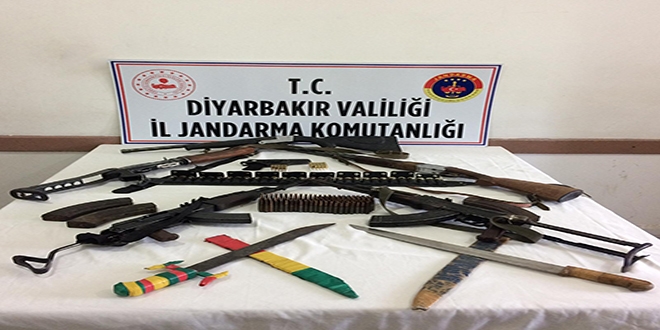 Diyarbakr'da silah kaaklarna darbe: 7 gzalt