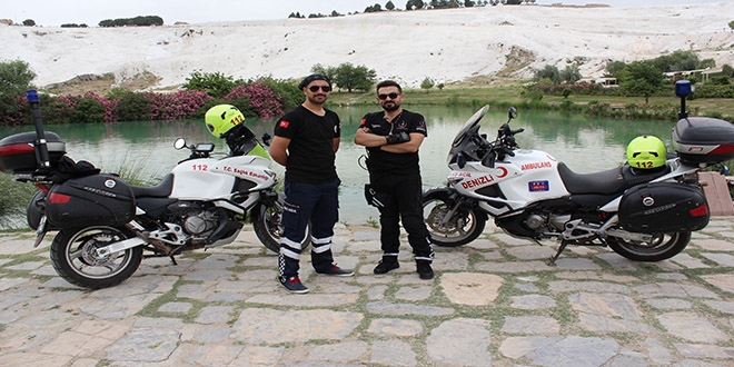 Motosiklet ambulanslar greve balad