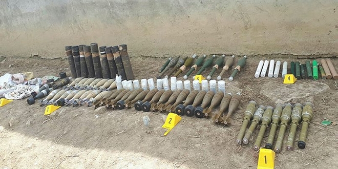 Gümüşhane'de terör örgütü PKK'ya ait 3 depo imha edildi