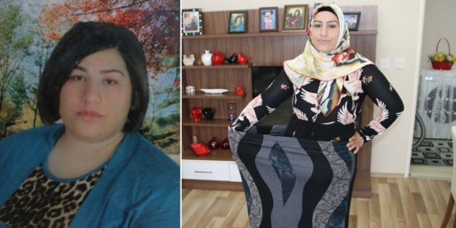 Hayallerini kilolarndan kurtularak gerekletirdi