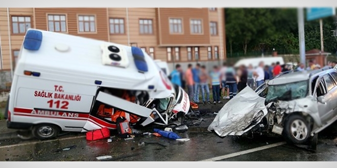 Ambulans şoförüne trafik kazasından hapis cezası