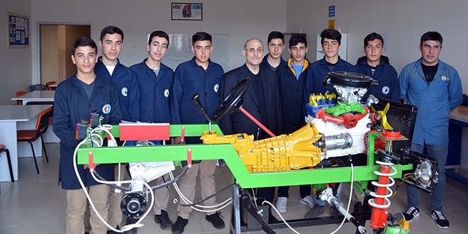 Otomotiv sektörünü heyecanlandıran okul