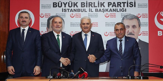 Yıldırım, BBP İstanbul İl Başkanlığını ziyaret etti