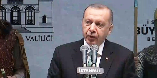 Erdoğan: Bu şehrin yağmalamasının önüne geçtik