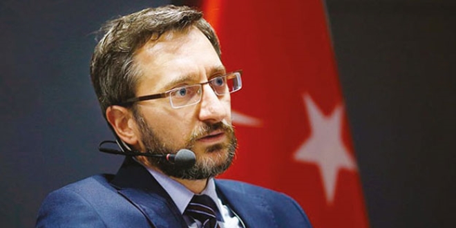 Fahrettin Altun'dan şehitler için taziye mesajı