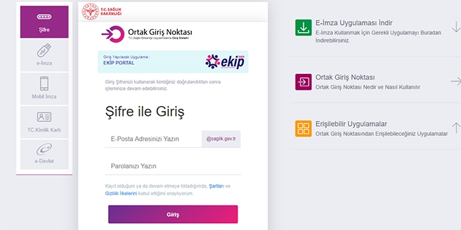 Sağlık Bakanlığı, 'EKİP'i kullanıma açtı