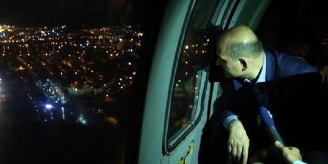 ileri Bakan Soylu'nun helikopteri acil ini yapt