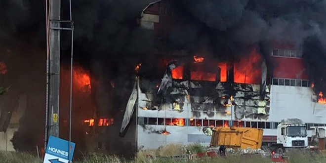 Kocaeli'de fabrika yangını: Ölü sayısı 5'e çıktı