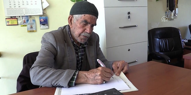 Siirtli şairin 64 yıldır tükenmeyen öğretmen sevgisi