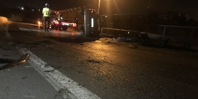 Küçükçekmece'de trafik kazası: 1 ölü, 5 yaralı
