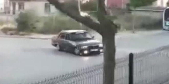 'Drift' yapan 3 sürücüye para cezası