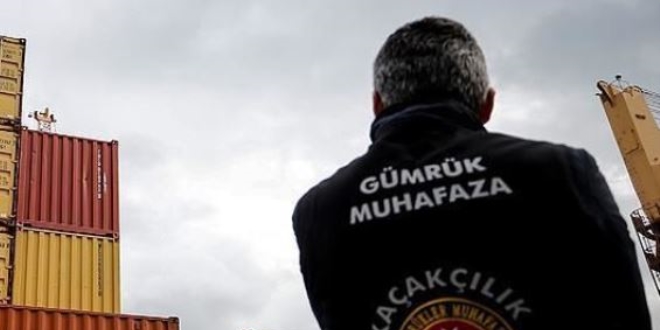 1,1 milyar liralık kaçakçılık gümrüğe takıldı