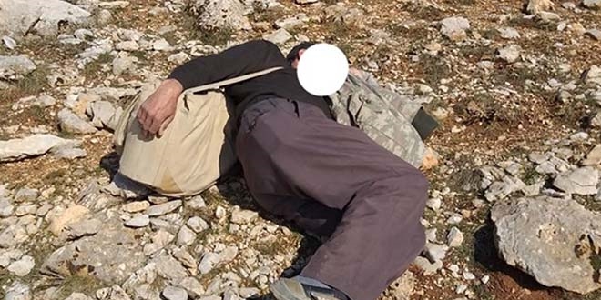 Keklik avında yakalanınca uyuyor numarası yaptı