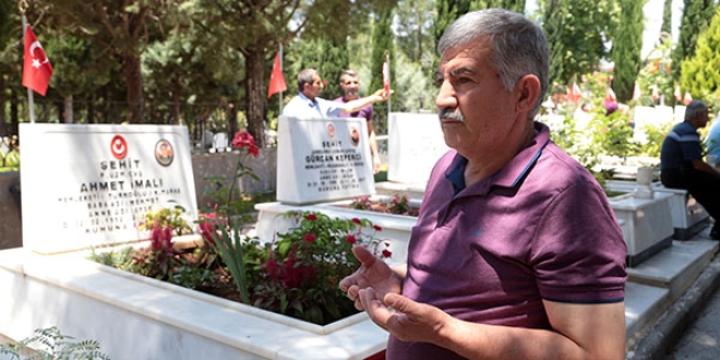 'Bu sefer oğlum gelemedi, ben yanına geldim'