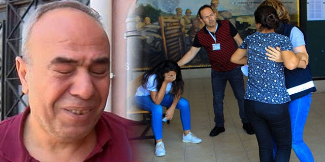 Sınava son anda yetişen kız kardeşler, fenalık geçirdi