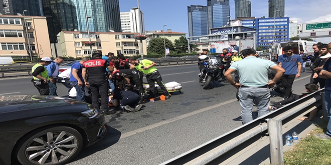 E-5 Karayolu'nda can pazarı: 2 polis yaralı