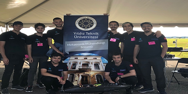 Yıldız Teknik Üniversitesi'nden İHA yarışmasında derece