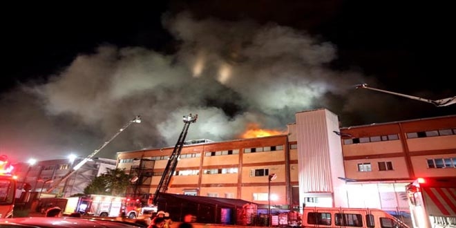 İstanbul'da fabrika yangını: 4 işçi öldü, 2'si yaralandı