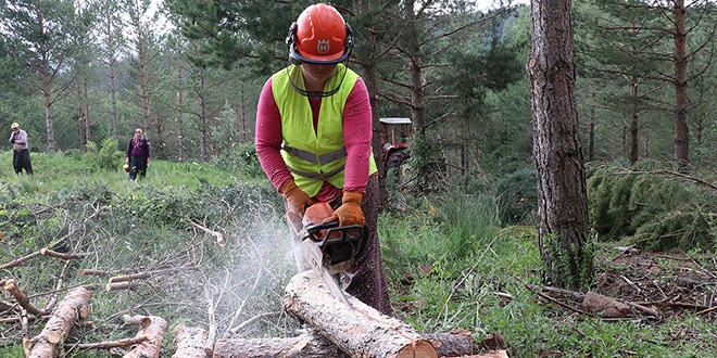 Ormann 'prensesi' lk'nn zorlu mesaisi