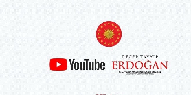 Cumhurbakan Erdoan'n Youtube kanal aktif yayn hayatna balyor