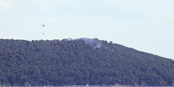 Valilikten Heybeliada'daki yangna ilikin aklama
