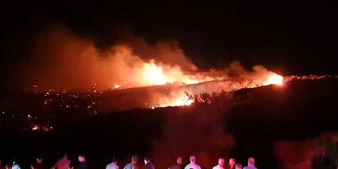 KKTC'de düşen bir cisim sonrası patlama ve yangın meydana geldi
