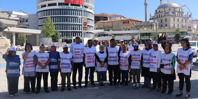 İşlerine dönmek için 70 gündür eylem yapıyorlar