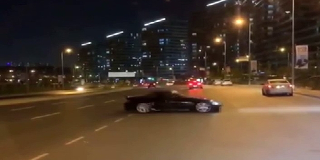 İstanbul'da lüks otomobillerle 'drift' terörü