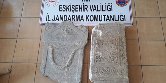 Roma dnemine ait mermer ele geirildi