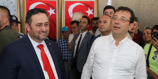 İmamoğlu, MHP'li başkanı ziyaret etti