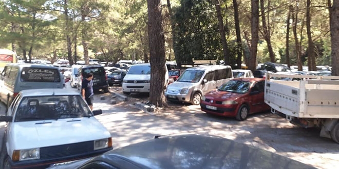 Güzelçamlı Milli Parkı araç girişine kapatıldı