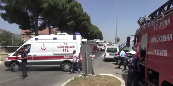 Aydn'da trafik kazas: 6 yaral