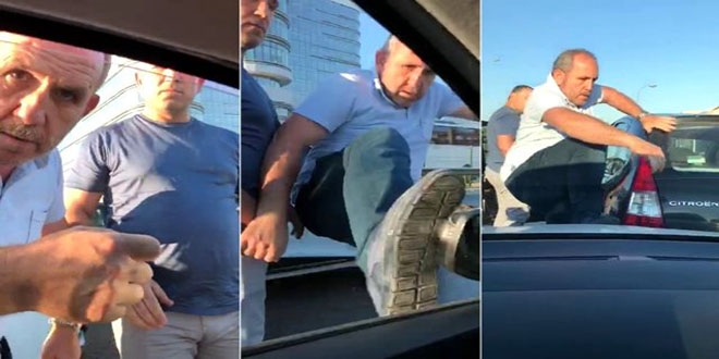 Hamile kadının aracına saldıranlar tutuklandı