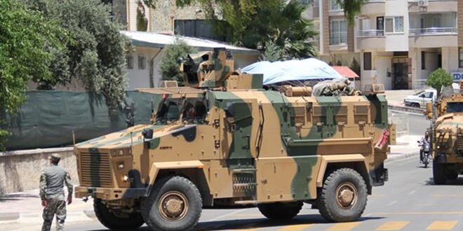 Suriye sınırına askeri sevkiyat