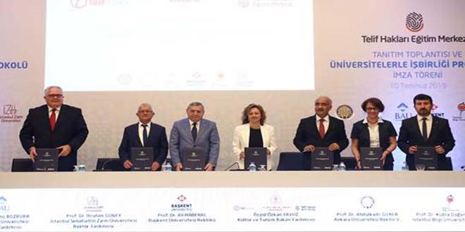 Kültür ve Turizm Bakanlığından üniversitelerle 'telif hakları' iş birliği