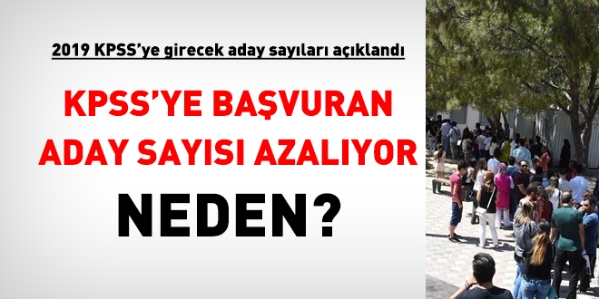 Ekonomik krize rağmen, 2019 KPSS'ye başvuran aday sayısı azaldı. Neden?