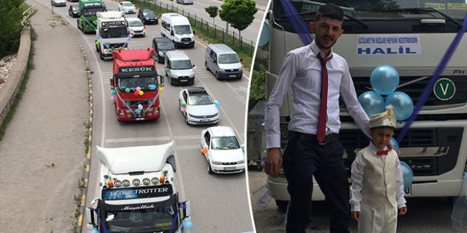 TIR'lı sünnet konvoyuna ceza