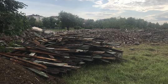 "Tanmaz kltr varl" tescilli eker pancar deposunu yktlar