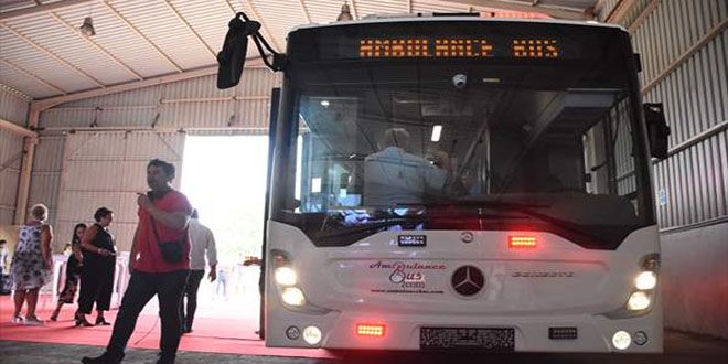 Türk mühendislerinden mobil ambulans ve hastane otobüsü