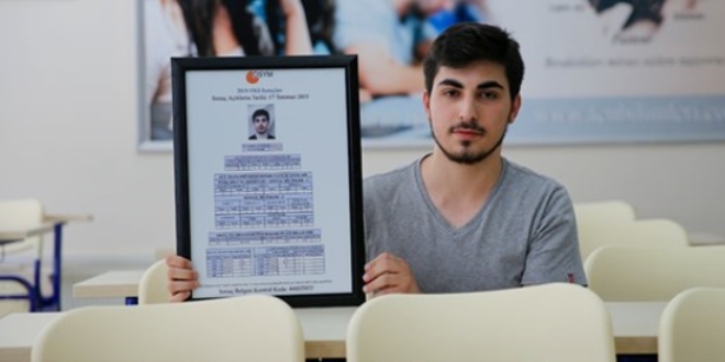 YKS Eşit Ağırlık Türkiye birincisinin hedefi