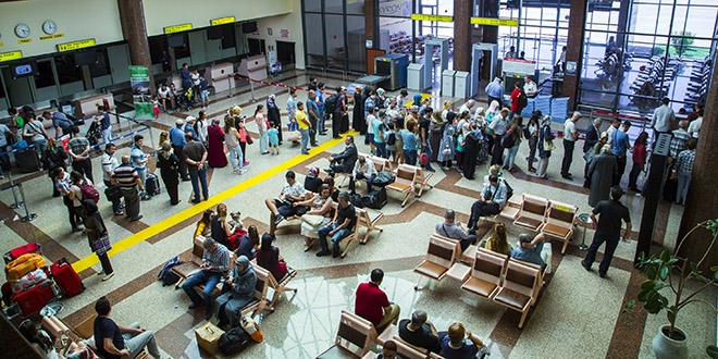 Yenişehir havalimanı rekor kırdı